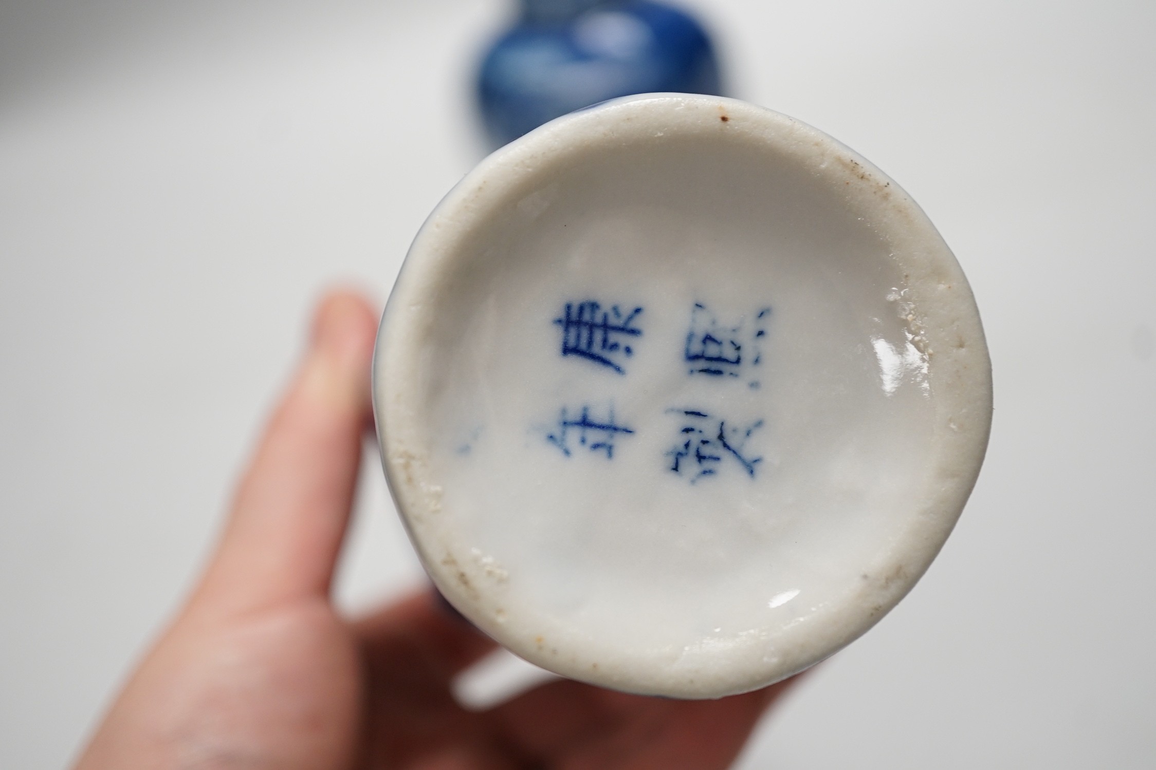 A collection of Chinese blue and white ceramics